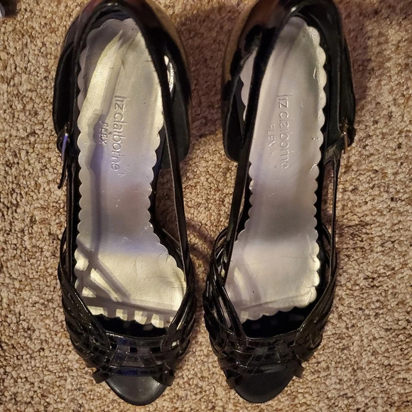 Liz Claiborne Flex Puzzle Heels Shoes 8.5 M - Picture 5 of 11